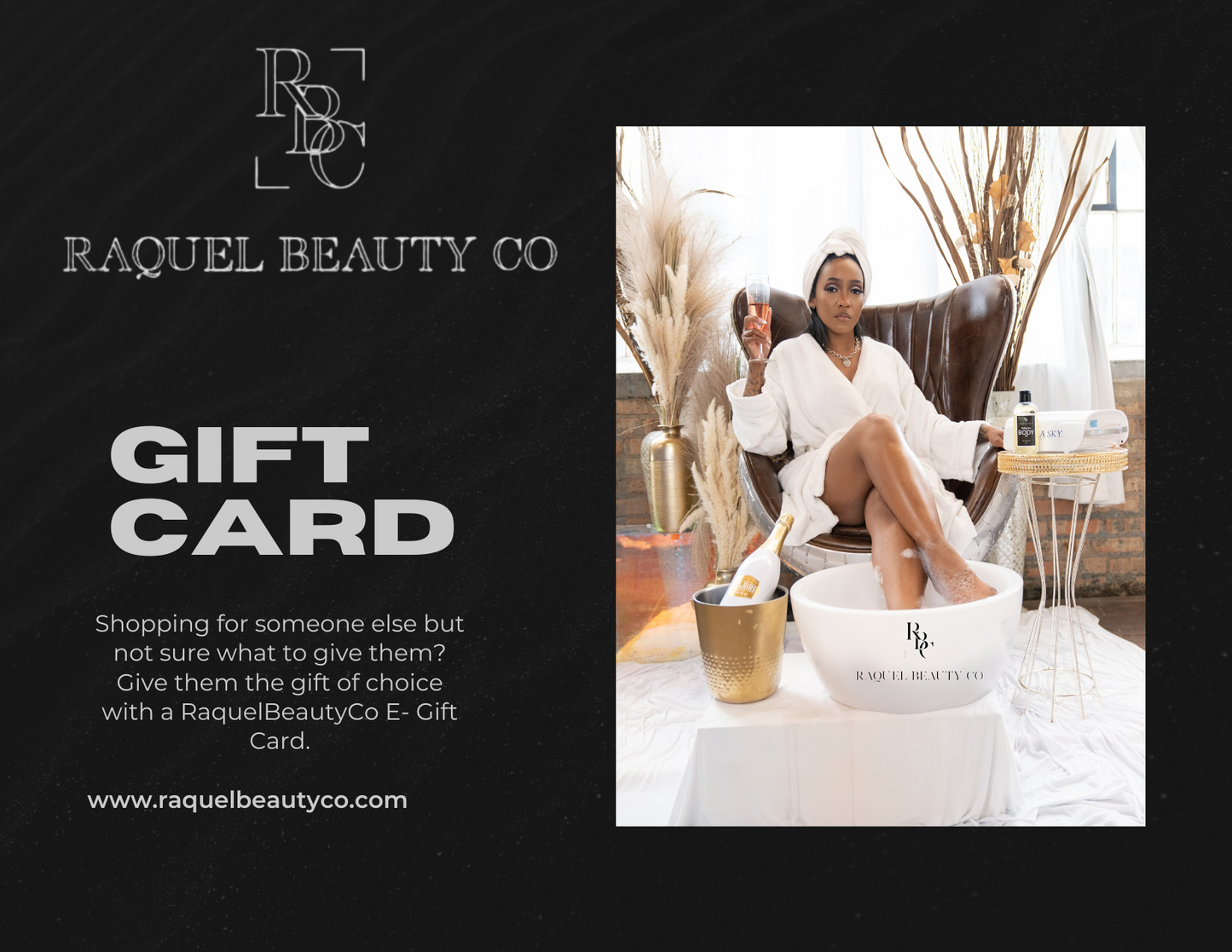 RaquelBeautyCo E - GIFT CARD